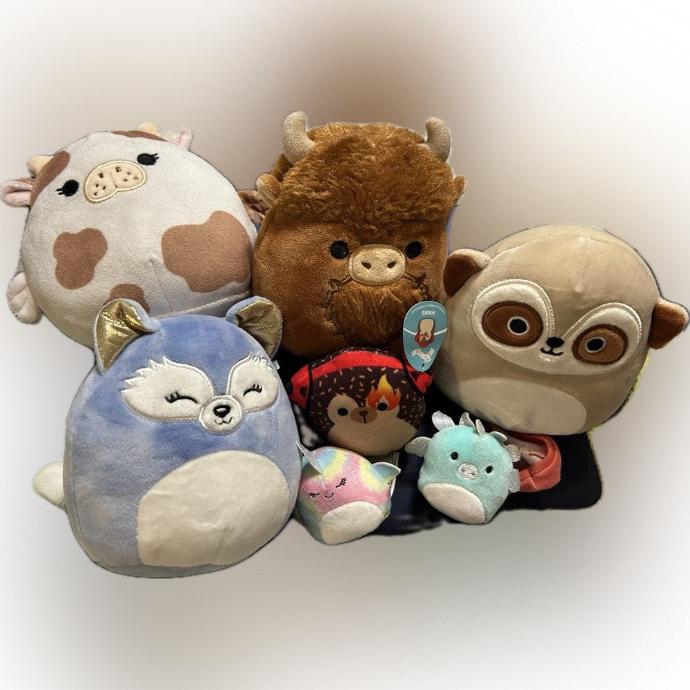 Squishmallows Assorted Plush Toy Set